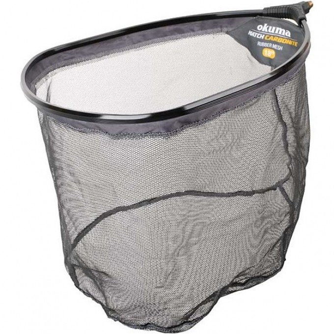 Подсачек OKUMA Match Carbonite Net 3mm Rubber Mesh 18'' 54182 Подсачек OKUMA Match Carbonite Net 3mm Rubber Mesh 18'' 54182