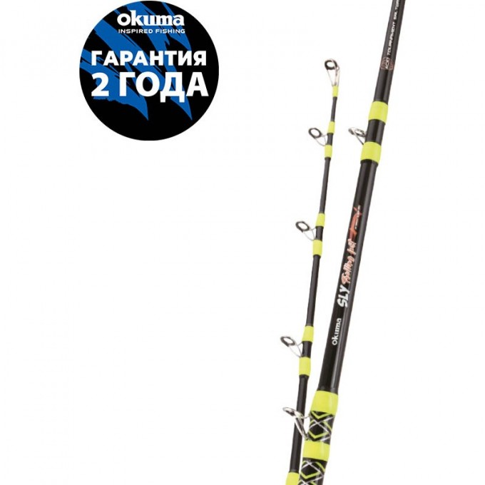 Удилище OKUMA Sly Tuna Top Class 6'2" 1.87m 30-50lbs 1sec SLY-C-621H Удилище OKUMA Sly Tuna Top Class 6'2" 1.87m 30-50lbs 1sec SLY-C-621H